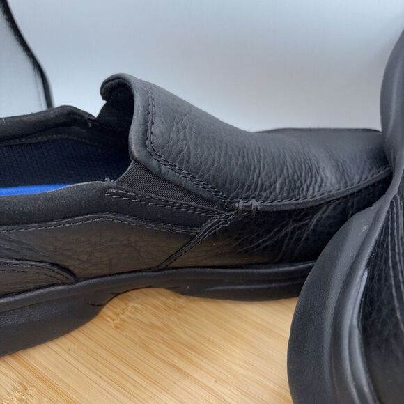 Clarks  Bradley Step Loafer Black Tumbled Leather Men’s US 12 M Slip-On main image 5